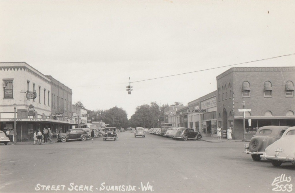 1940s Looking East at 6th & Edison