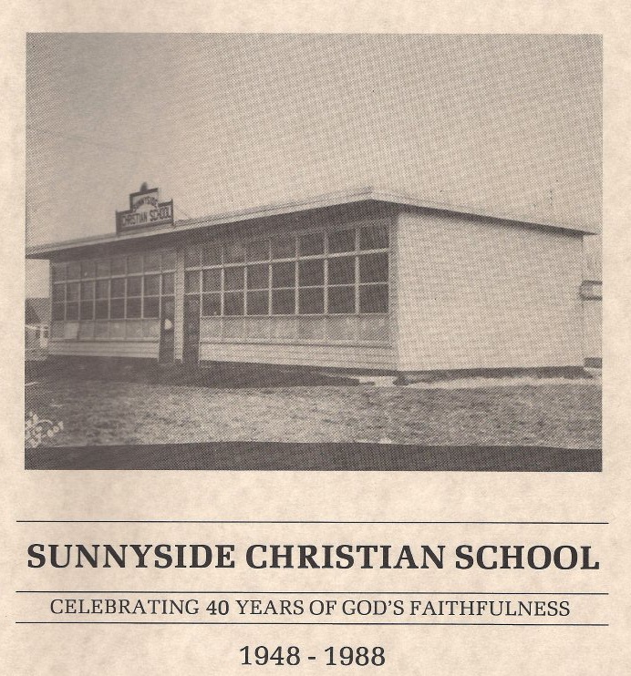 1948 1988 40 years of Sunnyside Christian School