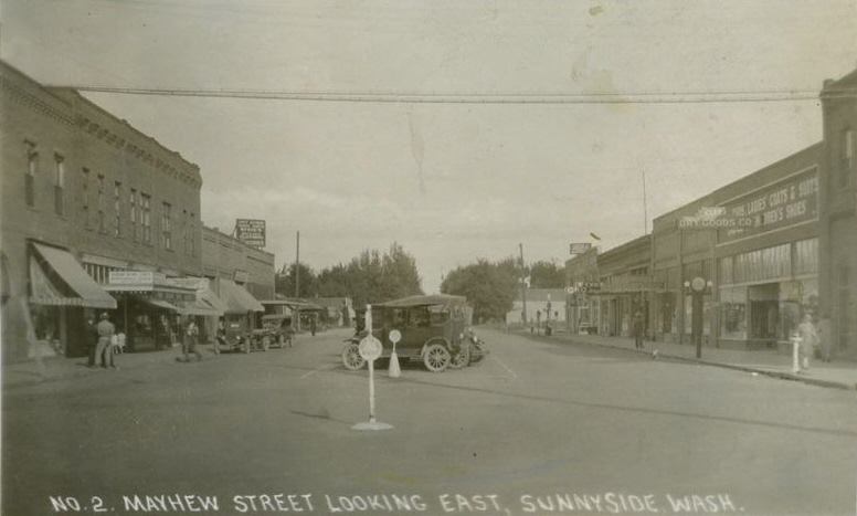 1900s Street Scene Mayhew Street Sunnyside WA