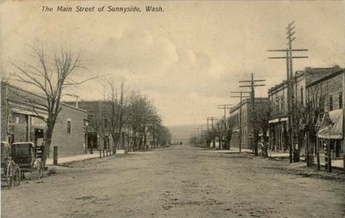 1909 Sunnyside, Washington, View of Main Street
